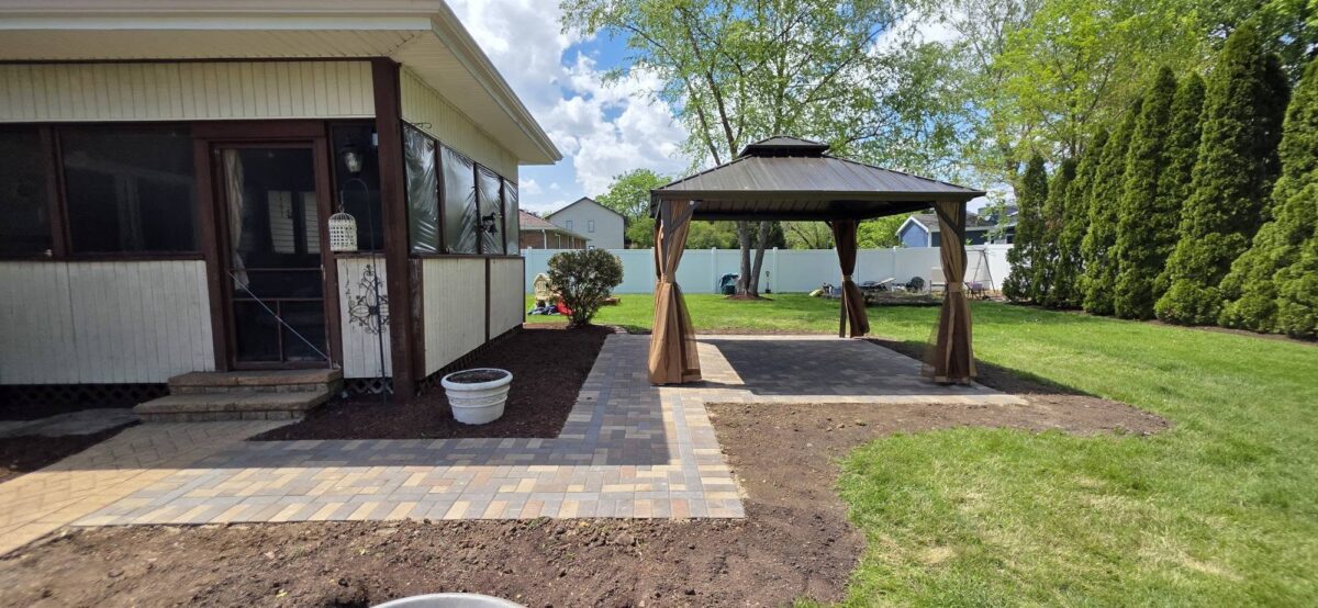paver patio installation in Naperville, Shoreline Landcare